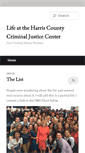 Mobile Screenshot of lifeattheharriscountycriminaljusticecenter.com